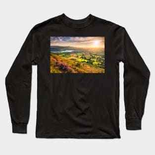 Llangorse Lake from Mynydd Llangorse Long Sleeve T-Shirt